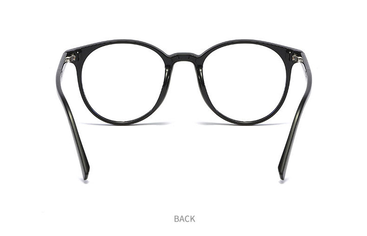 Hotony Women's Full Rim Round Acetate Frame Eyeglasses 3003 Full Rim Hotony