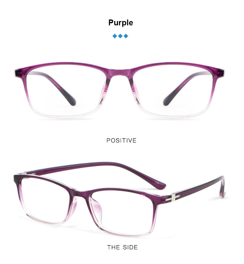 Hotony Women's Full Rim Square Acetate Frame Eyeglasses 6631 Full Rim Hotony
