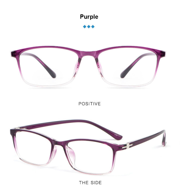 Hotony Women's Full Rim Square Acetate Frame Eyeglasses 6631 Full Rim Hotony