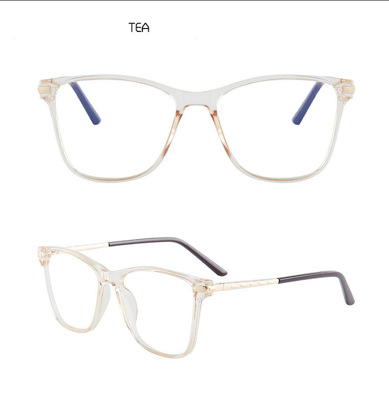 Hotony Women's Full Rim TR 90 Resin Square Frame Eyeglasses 7039 Full Rim Hotony