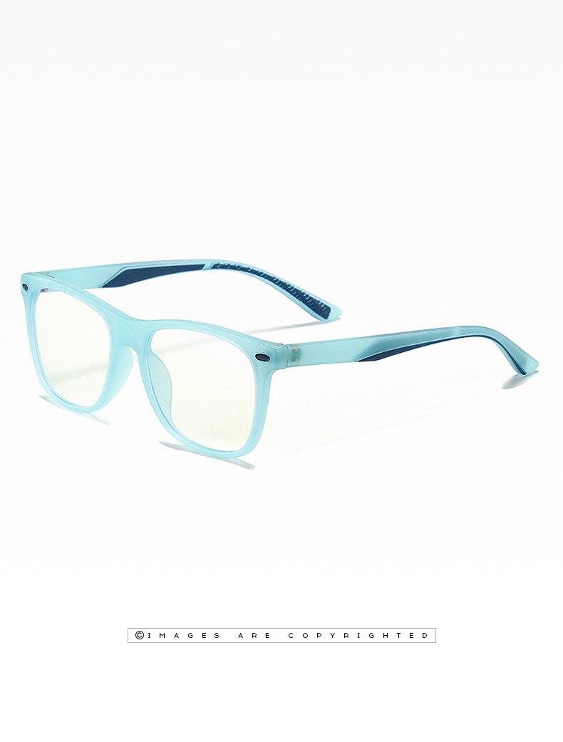 Yimaruili Unisex Youth Full Rim TR 90 Resin Acetate Frame Anti Blue Light Computer Eyeglasses 5102 Full Rim Yimaruili Eyeglasses