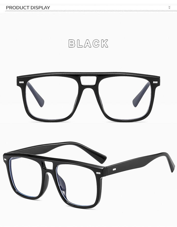 Hotochki Unisex Full Rim PC Plastic Resin Frame Eyeglasses 3510 Full Rim Hotochki