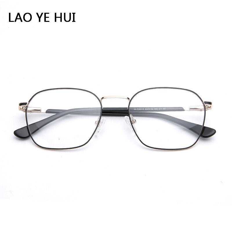 Laoyehui Unisex Eyeglasses Alloy Ultra Light Polygon Frame 9012 Full Rim Laoyehui c1