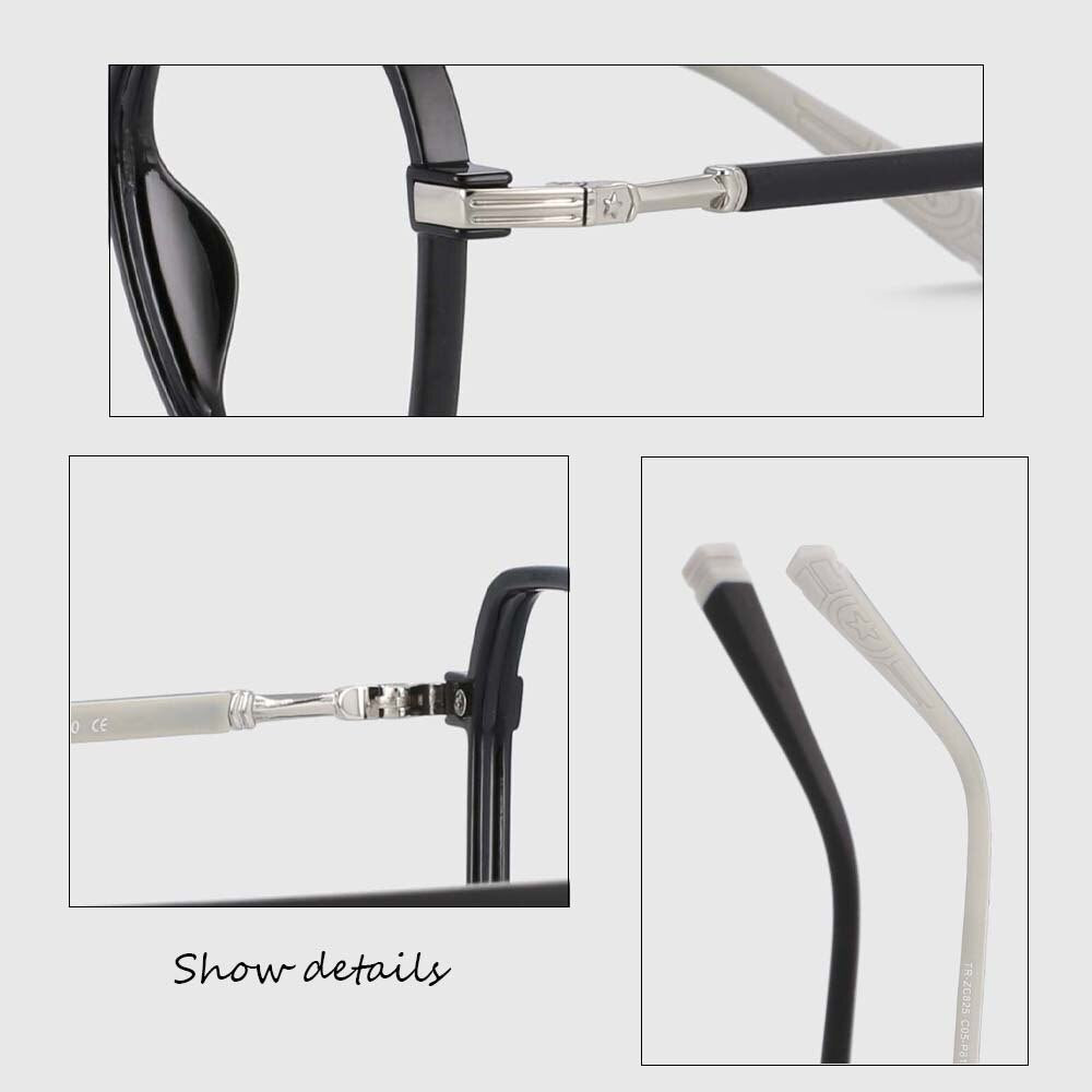 CCspace Children's Unisex Full Rim Square Tr 90 Titanium Frame Eyeglasses 53970 Full Rim CCspace
