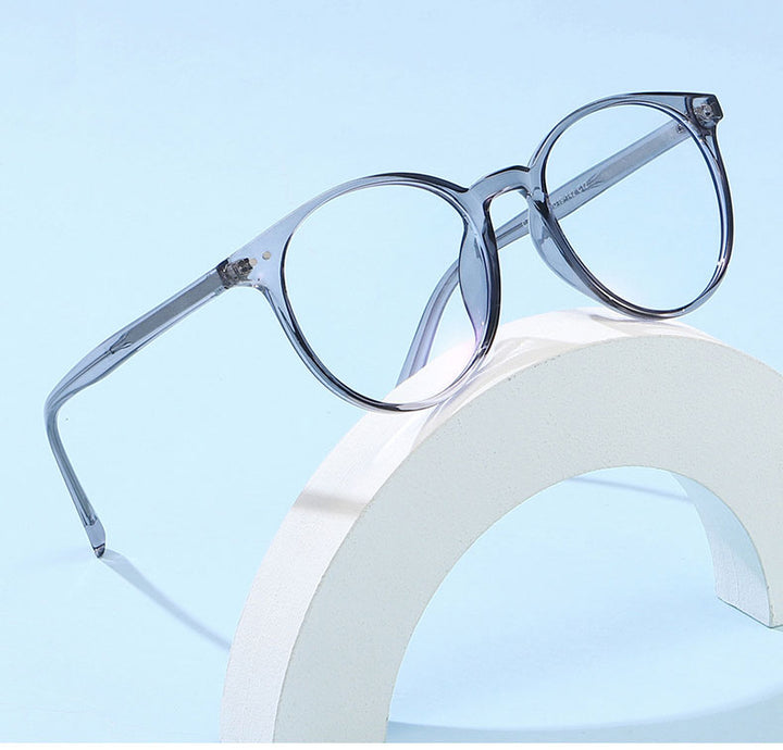 Hotony Women's Full Rim Round Acetate Frame Eyeglasses 3003 Full Rim Hotony