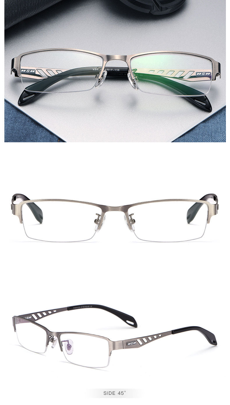 Reven Jate Xs505 Unisex Semi Rim Alloy Tr 90  Eyeglasses Semi Rim Reven Jate