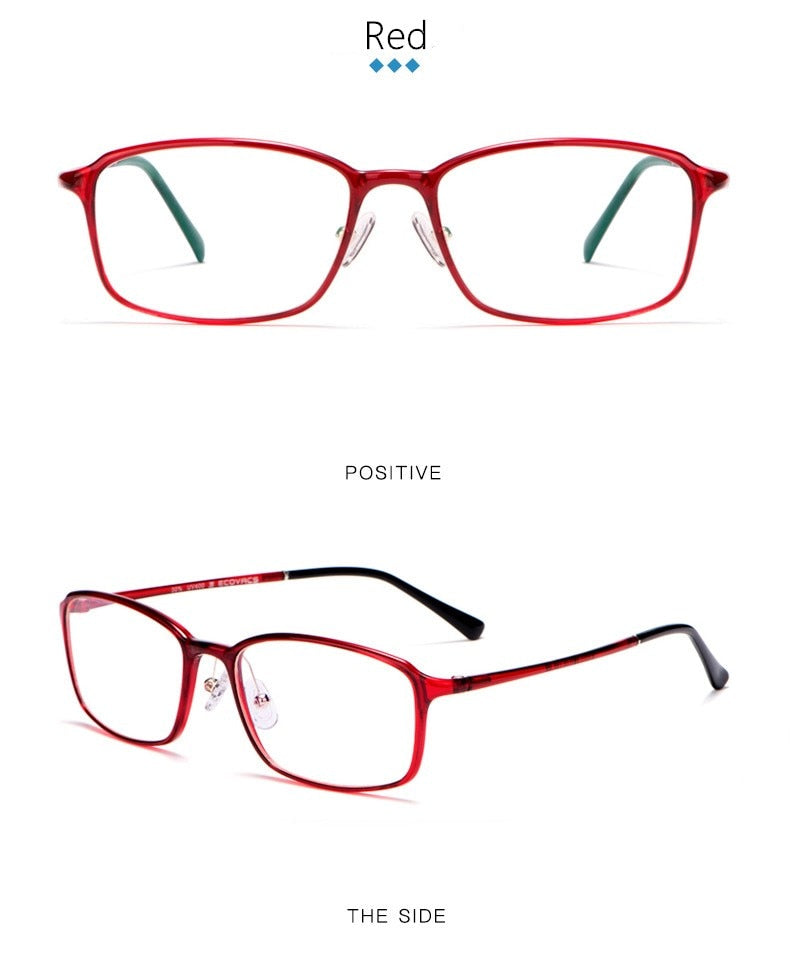 Yimaruili Unisex Full Rim TR 90 Resin Frame Eyeglasses M8003 Full Rim Yimaruili Eyeglasses