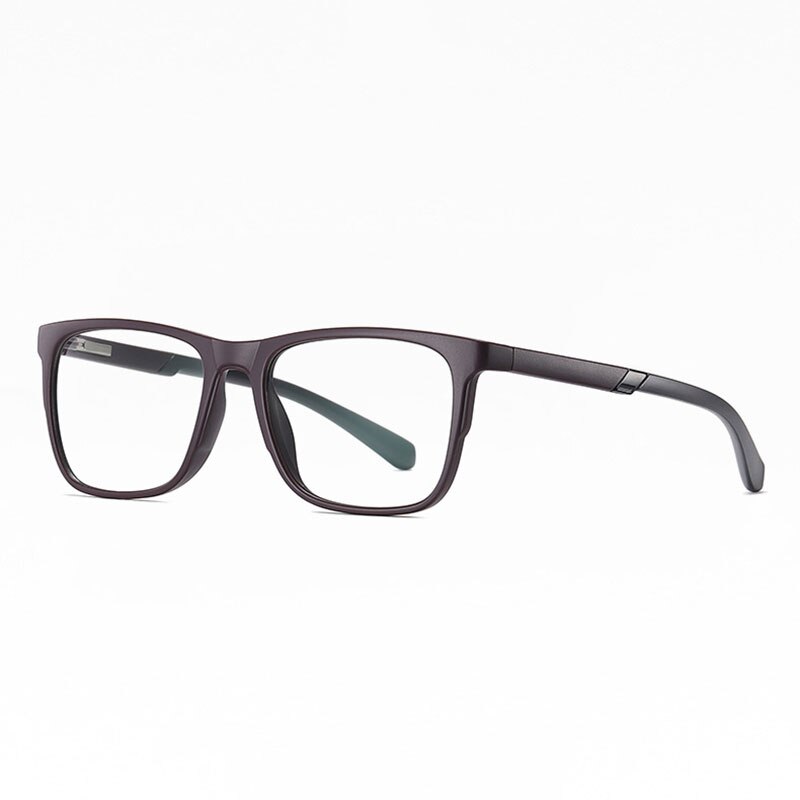 Hotochki Unisex Full Rim TR-90 Resin Frame Eyeglasses 2309 Full Rim Hotochki Matte Crimson C175