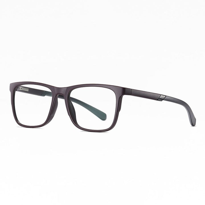 Hotochki Unisex Full Rim TR-90 Resin Frame Eyeglasses 2309 Full Rim Hotochki Matte Crimson C175