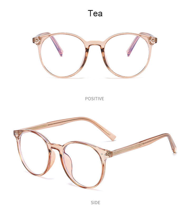 Hotony Women's Full Rim Round Acetate Frame Eyeglasses 3003 Full Rim Hotony