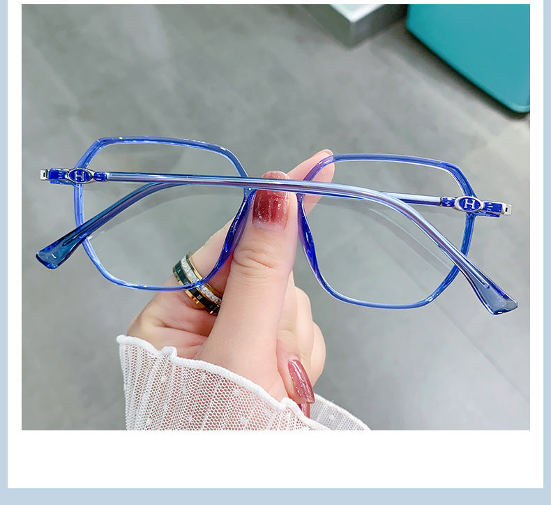 Hotony Women's Full Rim TR 90 Resin Square Frame Eyeglasses Lk304 Full Rim Hotony