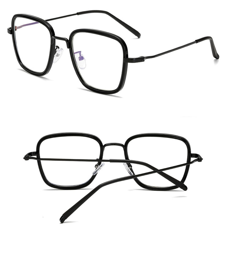 Hotochki Unisex Full Rim Alloy Metal Round Frame Eyeglasses 5206 Full Rim Hotochki