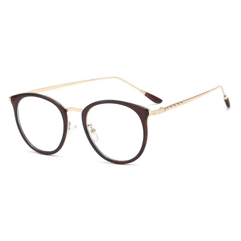 Hotony Unisex Full Rim Acetate Round Frame Eyeglasses 9237 Full Rim Hotony