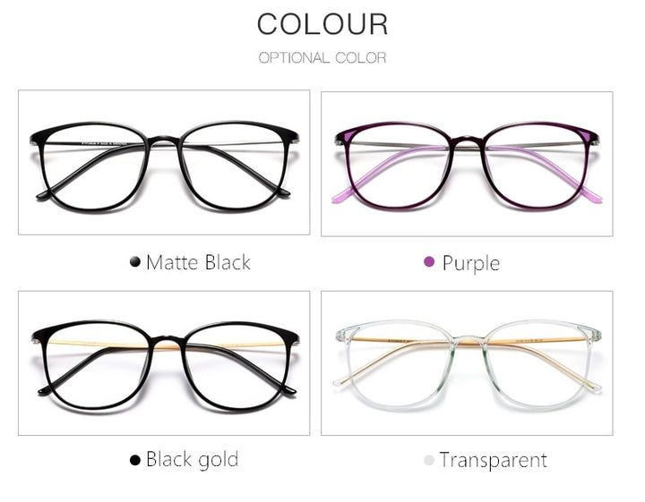 Yimaruili Unisex Full Rim β Titanium Frame Eyeglasses 2212B Full Rim Yimaruili Eyeglasses