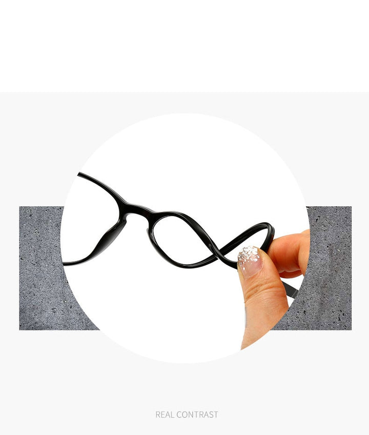 Reven Jate Unisex Full Rim Oval Alloy Rivet Tr 90 Polarized Sunglasses 9900 Sunglasses Reven Jate