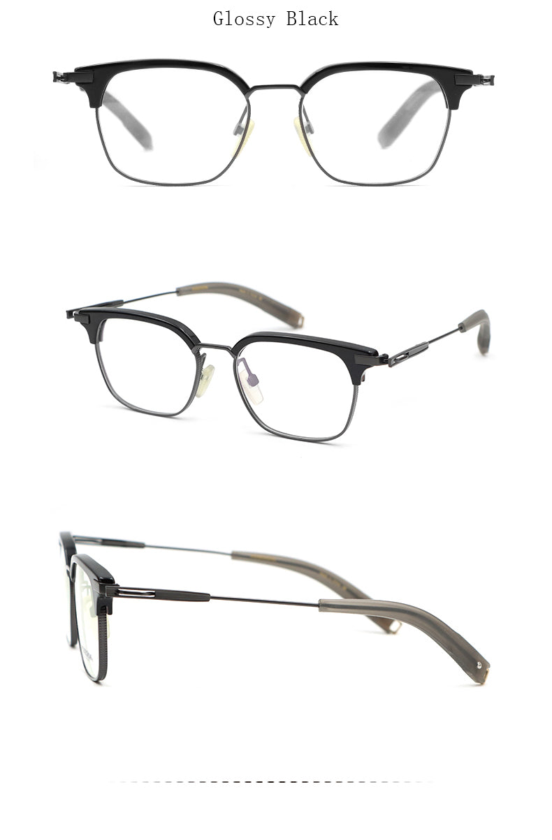 Hdcrafter Unisex Full Rim Square Titanium Frame Eyeglasses Ps7399 Full Rim Hdcrafter Eyeglasses