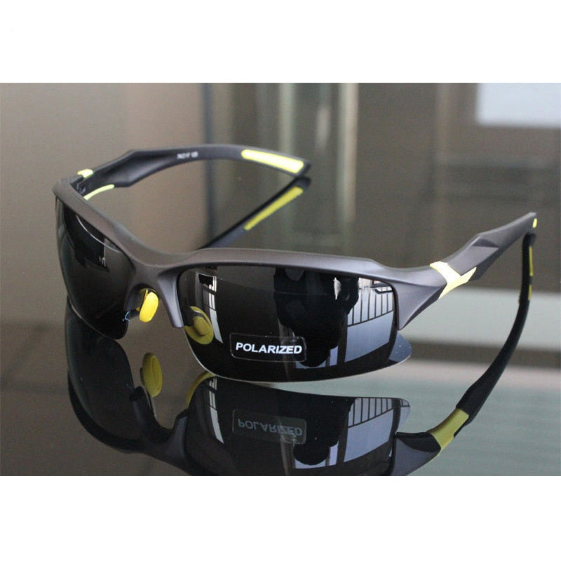 Men's Polarized Cycling Glasses XQ129 - Enhance Your Ride Style 3 Black White / China