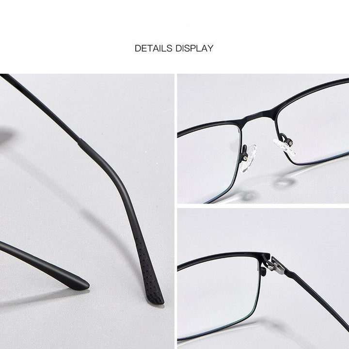 Yimaruili Men's Full Rim Alloy Frame Eyeglasses P9847 Full Rim Yimaruili Eyeglasses