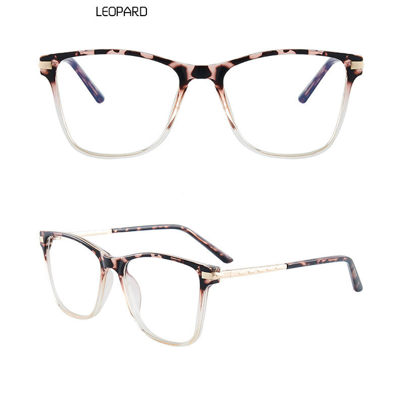 Hotony Women's Full Rim TR 90 Resin Square Frame Eyeglasses 7039 Full Rim Hotony