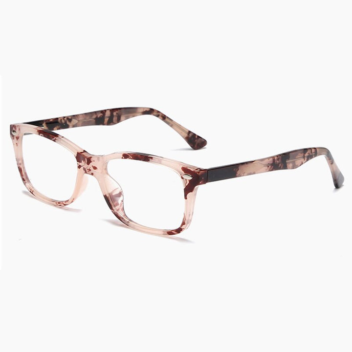 Hotony Women's Full Rim Square Acetate Frame Eyeglasses 2008 Full Rim Hotony