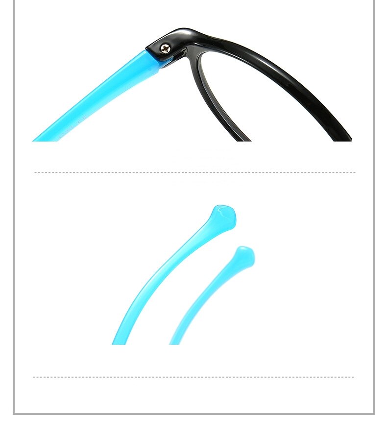 Yimaruili Unisex Children's Full Rim Acetate Frame Eyeglasses YKF2040 Full Rim Yimaruili Eyeglasses