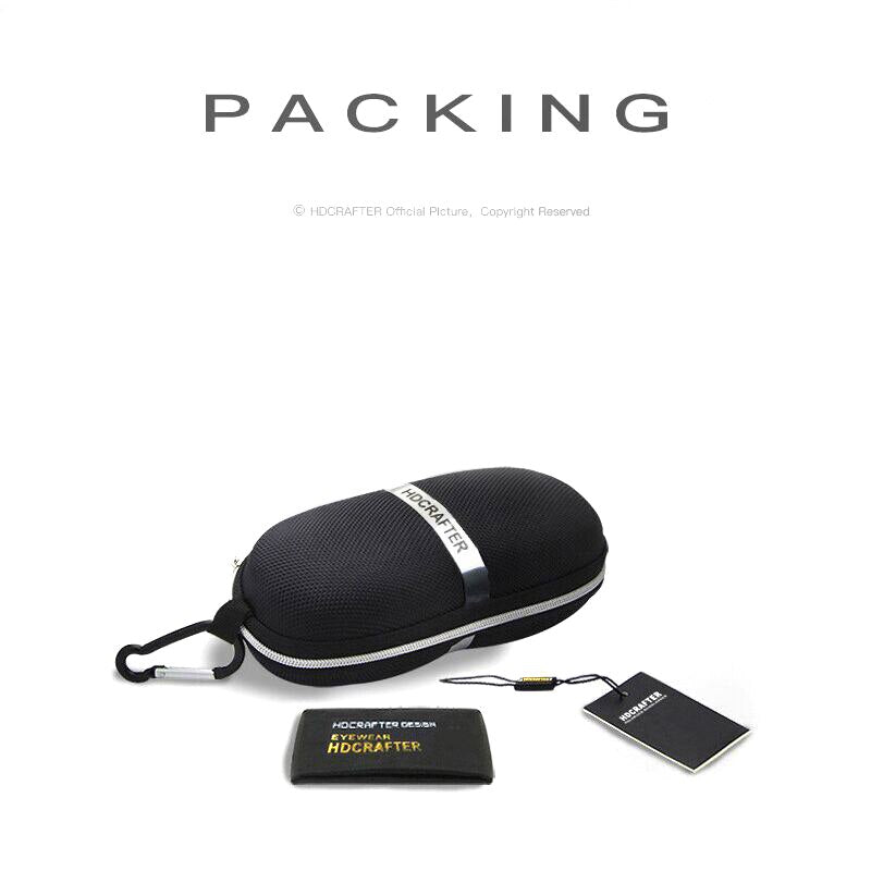 Hdcrafter Unisex Full Rim Round Titanium Frame Eyeglasses 6288 Full Rim Hdcrafter Eyeglasses