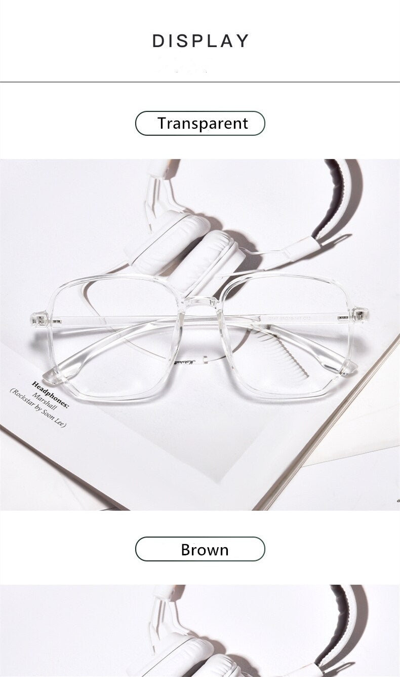 Yimaruili Unisex Full Rim Acetate Polygon Frame Eyeglasses D147 Full Rim Yimaruili Eyeglasses