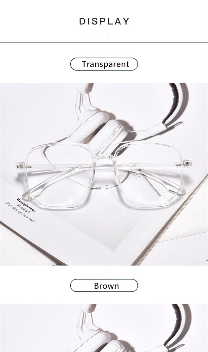 Yimaruili Unisex Full Rim Acetate Polygon Frame Eyeglasses D147 Full Rim Yimaruili Eyeglasses