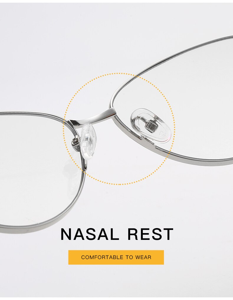 Hotochki Women's Full Rim Cat Eye Alloy Frame Eyeglasses 3006 Full Rim Hotochki