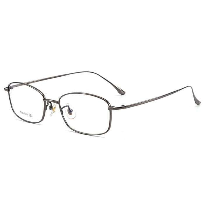 Hotochki Men's Full Rim Titanium Frame Eyeglasses 8508 Full Rim Hotochki gray