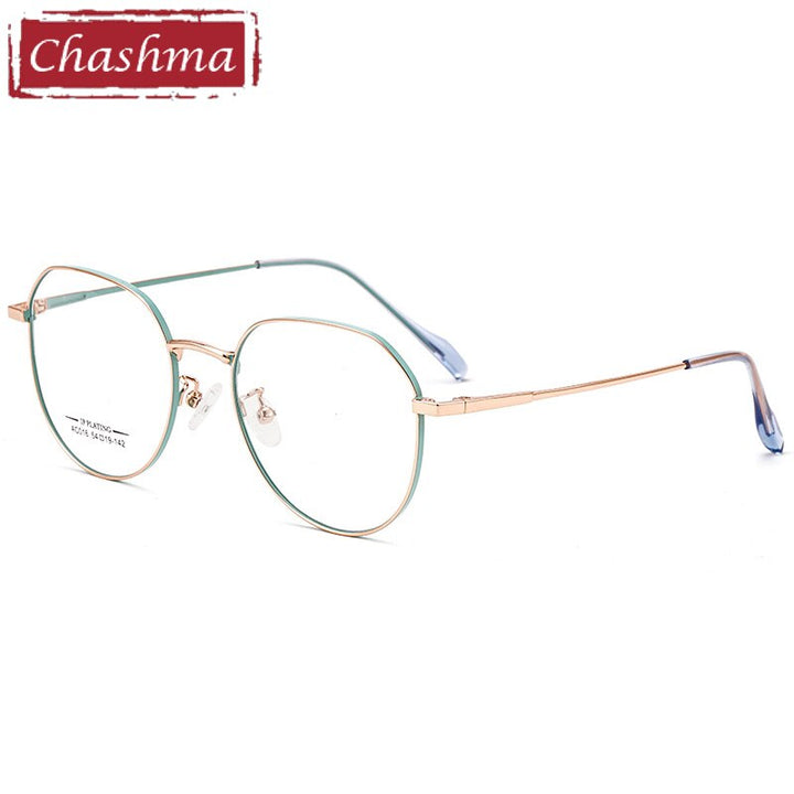 Chashma Ottica Unisex Full Rim Round Stainless Steel Eyeglasses Ac016 Full Rim Chashma Ottica