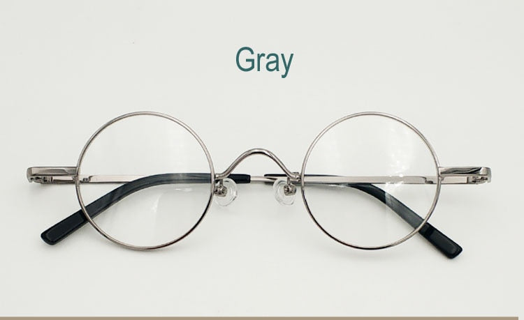 Yujo Unisex Full Rim Round Eyeglasses Alloy Eyeglasses 811008 Full Rim Yujo gray China