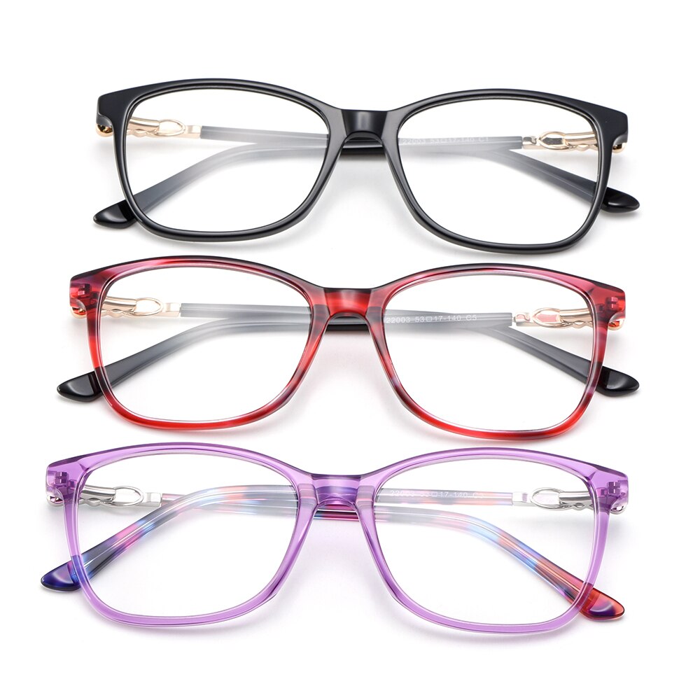 Gmei Women's Eyeglasses Acetate Glasses Frame M22003 Full Rim Gmei Optical