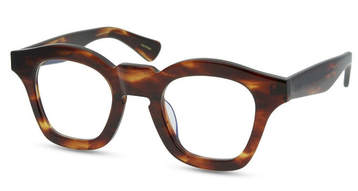 CCspace Unisex Full Rim Round Acetate Reading Glasses R47361 Reading Glasses CCspace 0 tortoise
