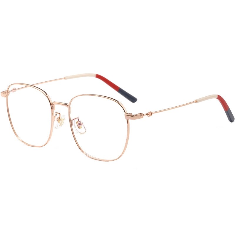 Yimaruili Unisex Full Rim Titanium Frame Eyeglasses 7525 Full Rim Yimaruili Eyeglasses