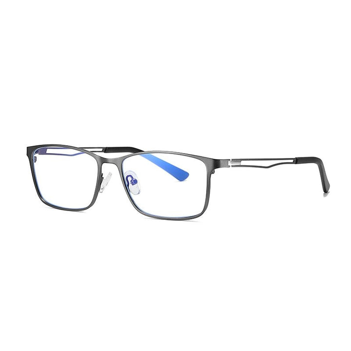 Yimaruili Men's Full Rim Alloy Frame Eyeglasses 5927 Full Rim Yimaruili Eyeglasses Gray