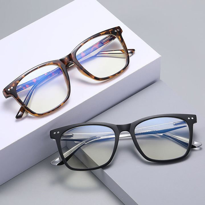 Hotochki Men's Full Rim Acetate Frame Anti Blue Light Lens Eyeglasses 2322 Full Rim Hotochki
