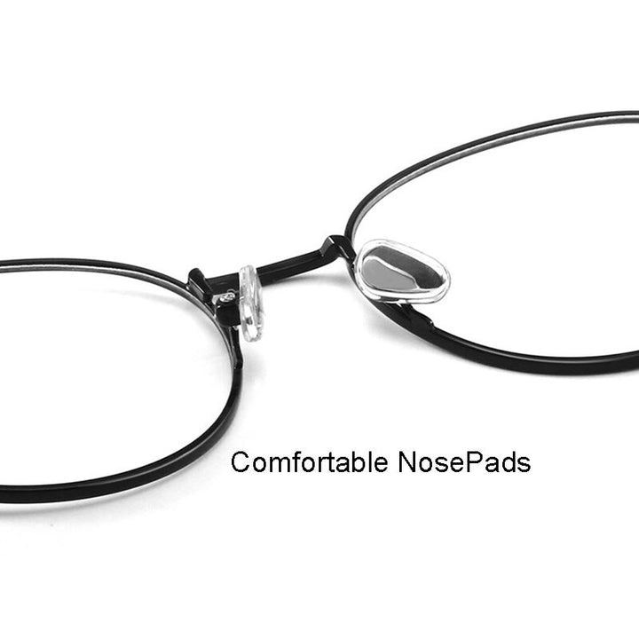 Handoer Unisex Full Rim Round Square Alloy Eyeglasses 9905 Full Rim Handoer