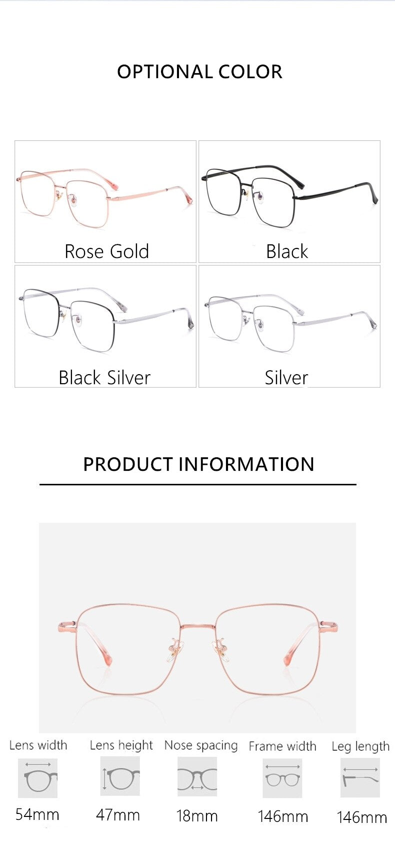Yimaruili Unisex Full Rim Titanium Round Frame Eyeglasses T3501 Full Rim Yimaruili Eyeglasses
