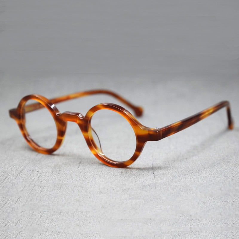 Yujo Unisex Full Rim Round Reading Glasses Acetate Y031 Reading Glasses Yujo