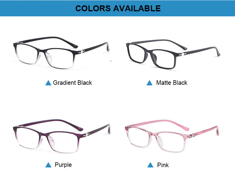 Hotony Women's Full Rim Square Acetate Frame Eyeglasses 6631 Full Rim Hotony
