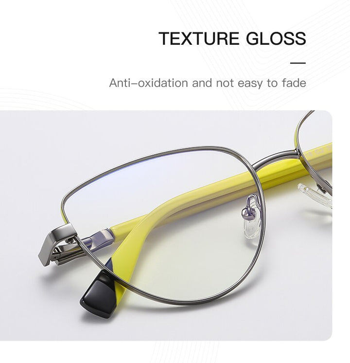Hotochki Women's Full Rim Cat Eye Alloy Frame Eyeglasses 3018 Full Rim Hotochki
