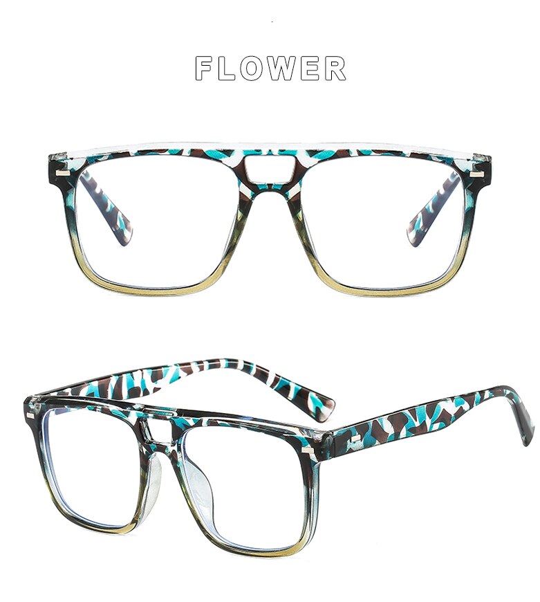 Hotochki Unisex Full Rim PC Plastic Resin Frame Eyeglasses 3510 Full Rim Hotochki
