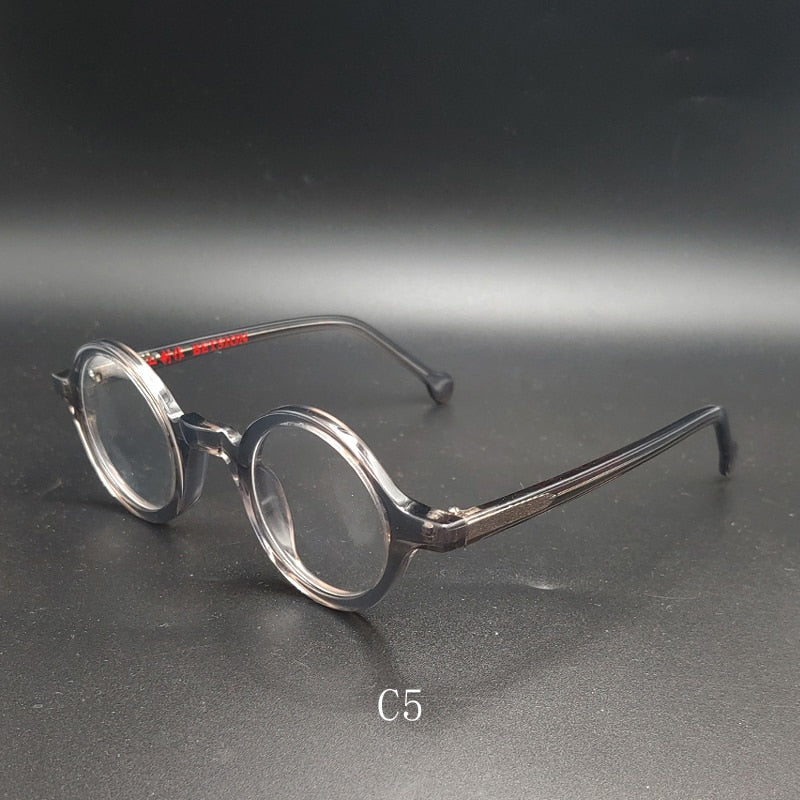 Yujo Unisex Full Rim Round Reading Glasses Acetate Y031 Reading Glasses Yujo