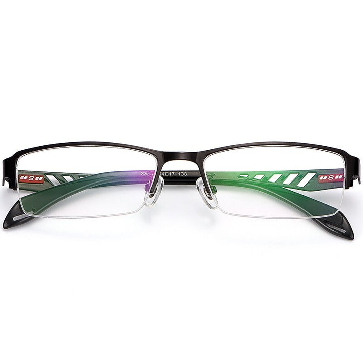 Reven Jate Xs505 Unisex Semi Rim Alloy Tr 90  Eyeglasses Semi Rim Reven Jate