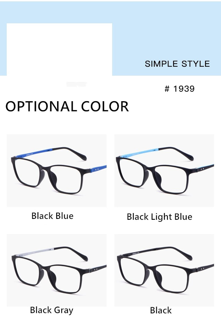 Yimaruili Unisex Full Rim Ultem/Steel Frame Eyeglasses 1939TR Full Rim Yimaruili Eyeglasses