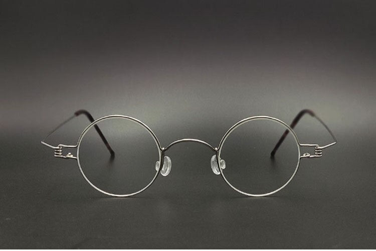 Unisex Handcrafted Circular Stainless Steel Frame Customizable Lens Eyeglasses Frame Yujo   