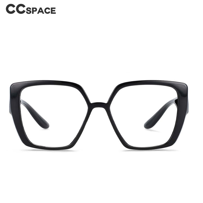 CCspace Unisex Full Rim Square Resin Frame Eyeglasses 54036 Full Rim CCspace