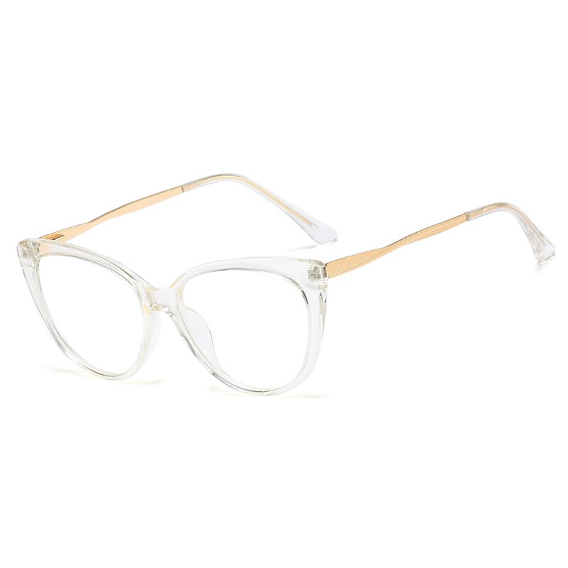 Hotony Women's Full Rim Oval Cat Eye Acetate Eyeglasses 92388 Full Rim Hotony C4