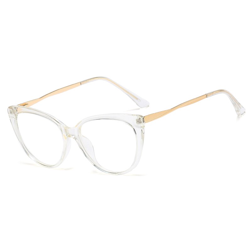 Hotony Women's Full Rim Oval Cat Eye Acetate Eyeglasses 92388 Full Rim Hotony C4  